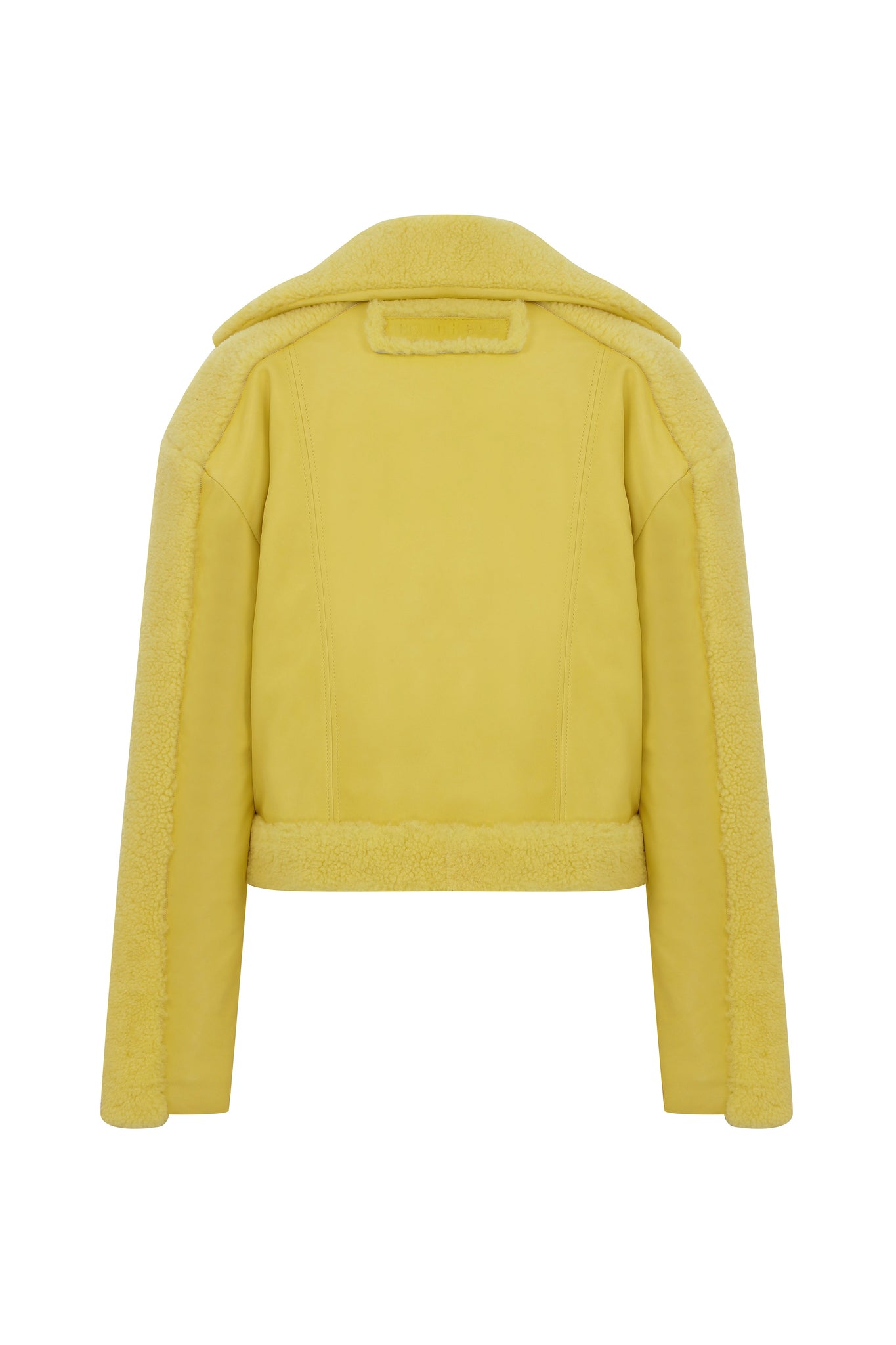 Yellow Shearling Jacket