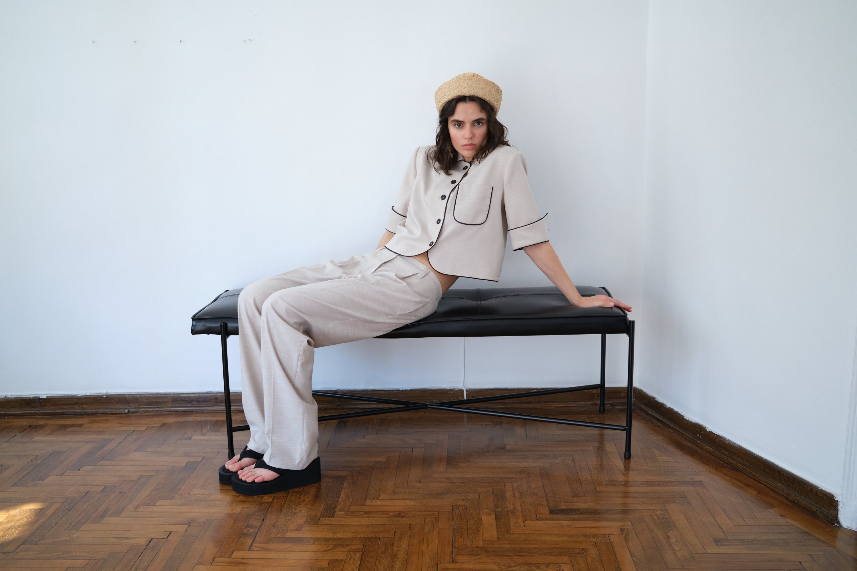 Rider Pants Beige