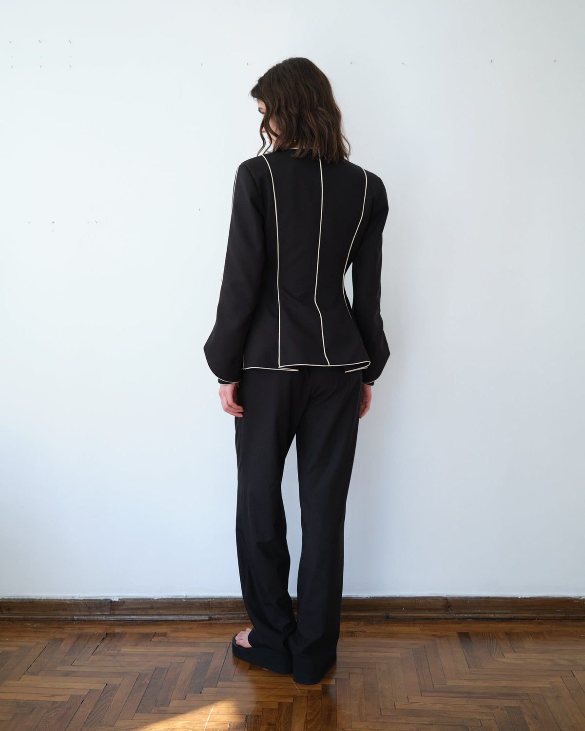 Rose Blazer Black