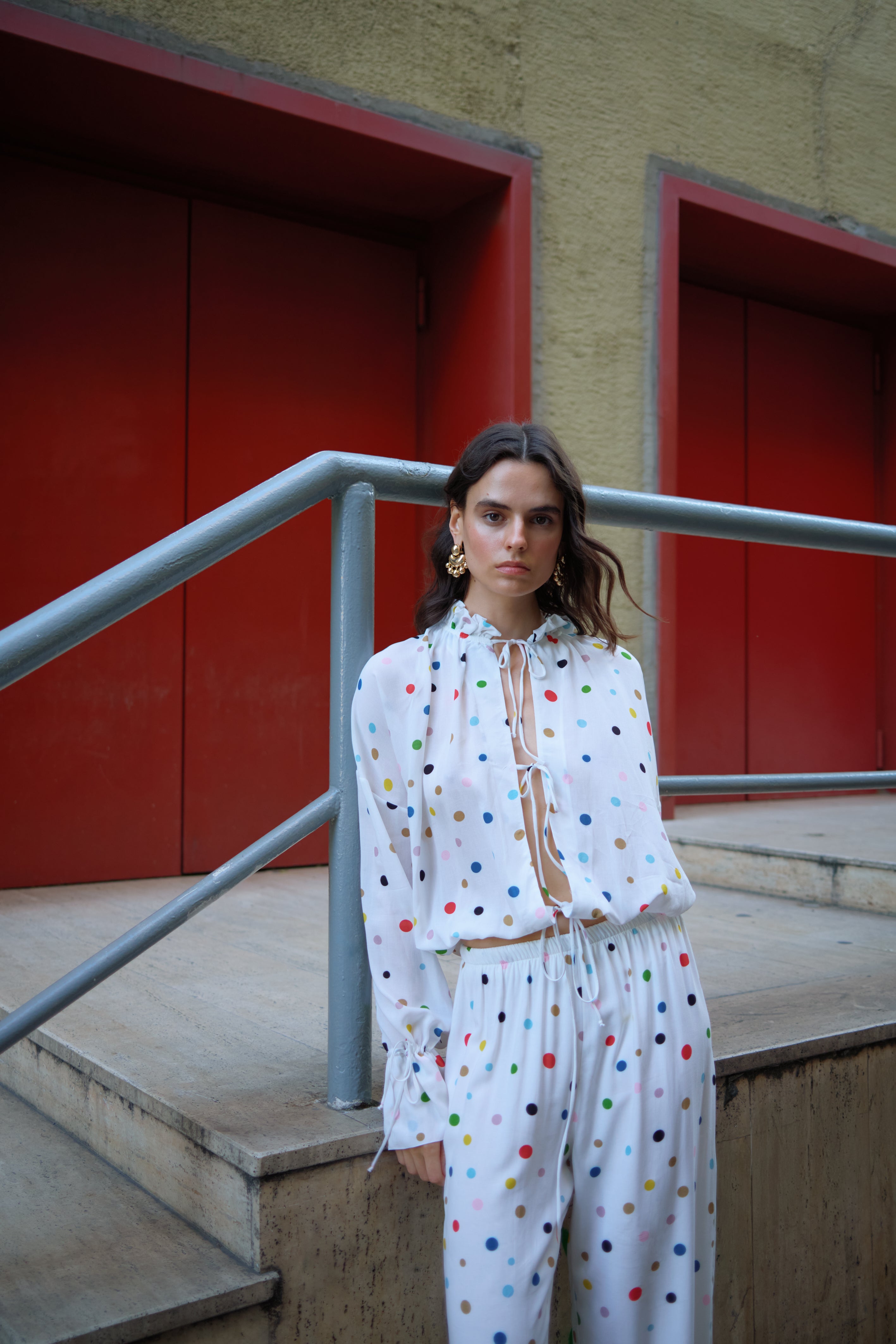 Matmazel Shirt White Dot