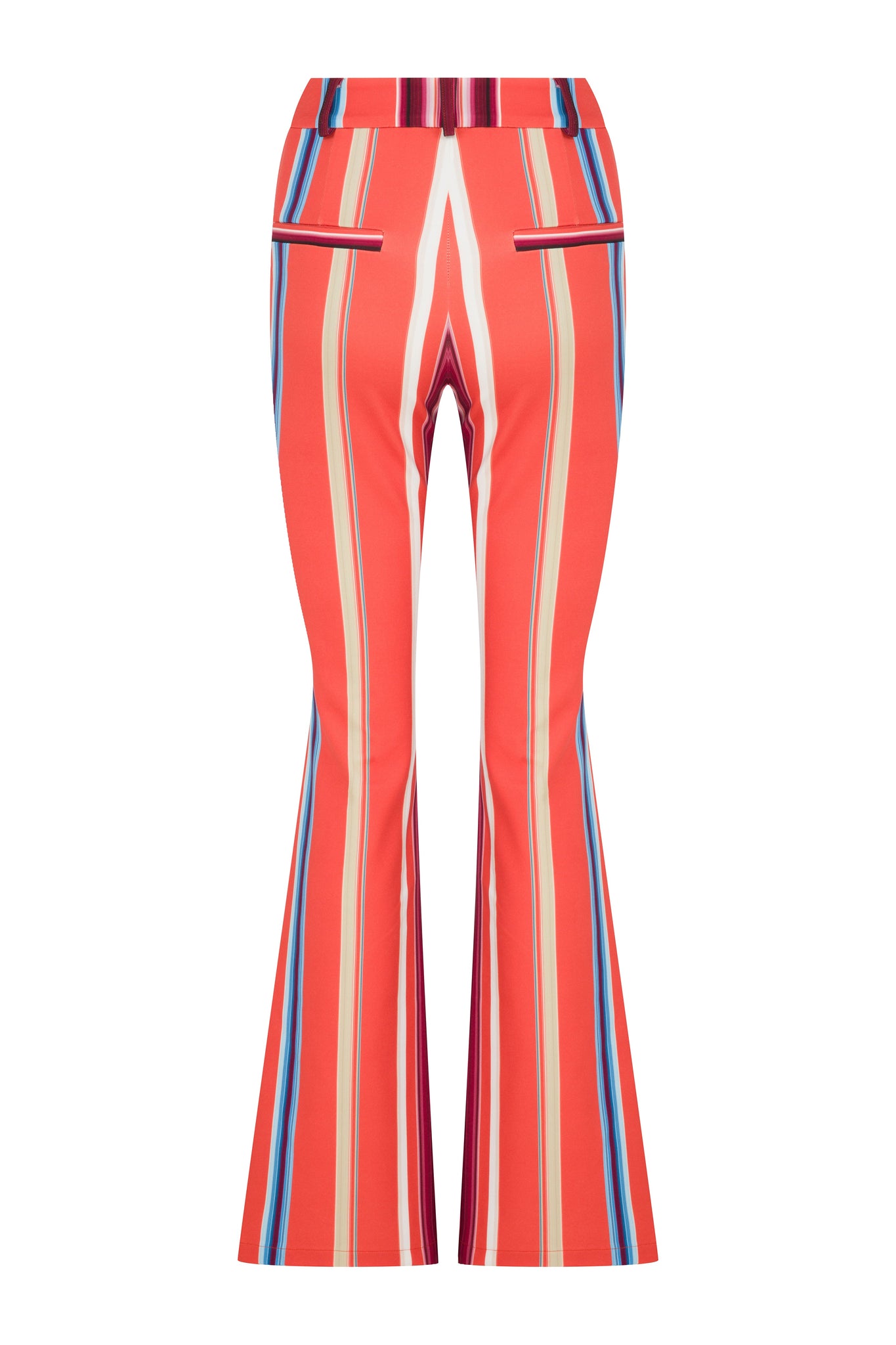 Striped Flared Pants