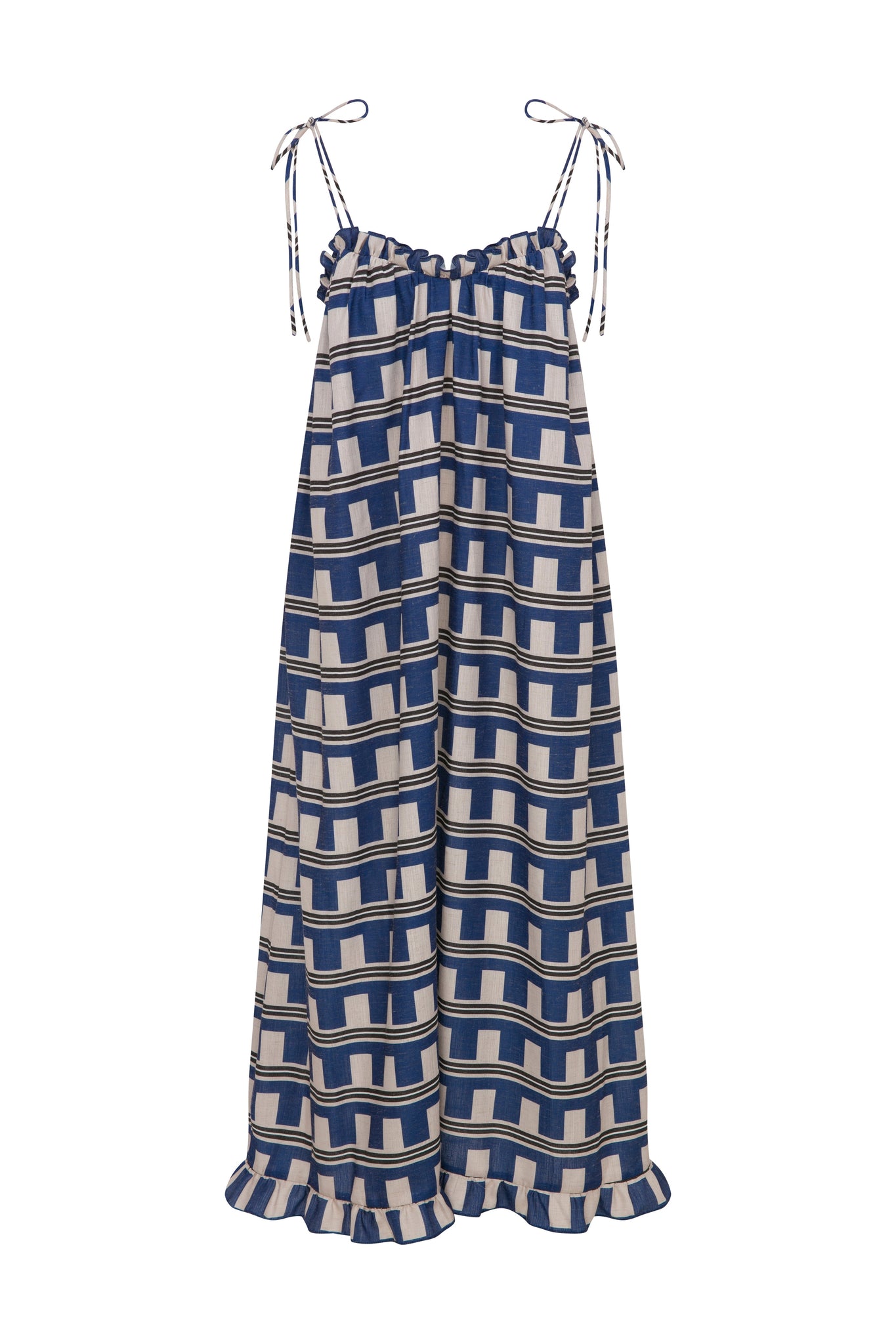 Printed Long Dress