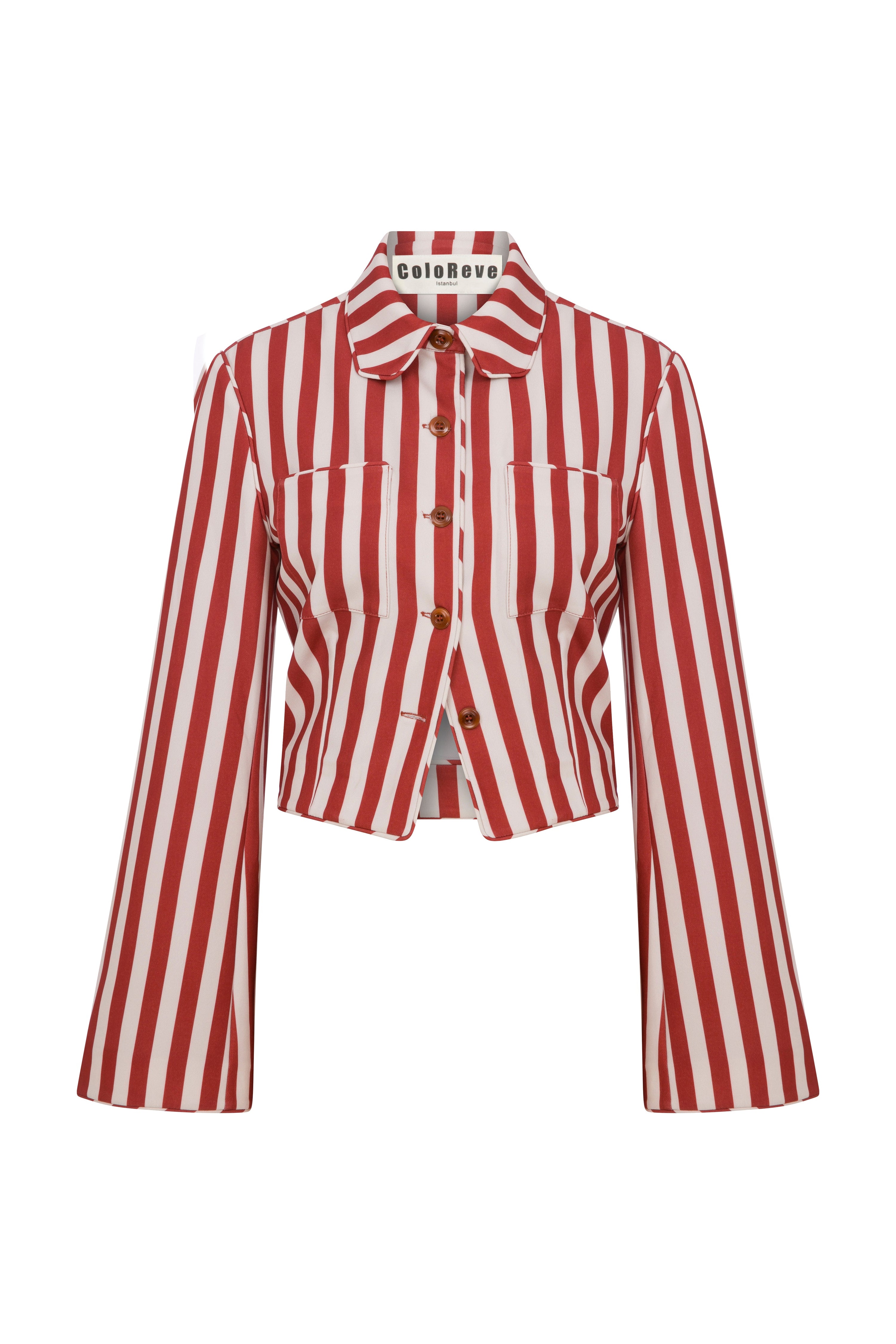 Striped Shirt Blazer