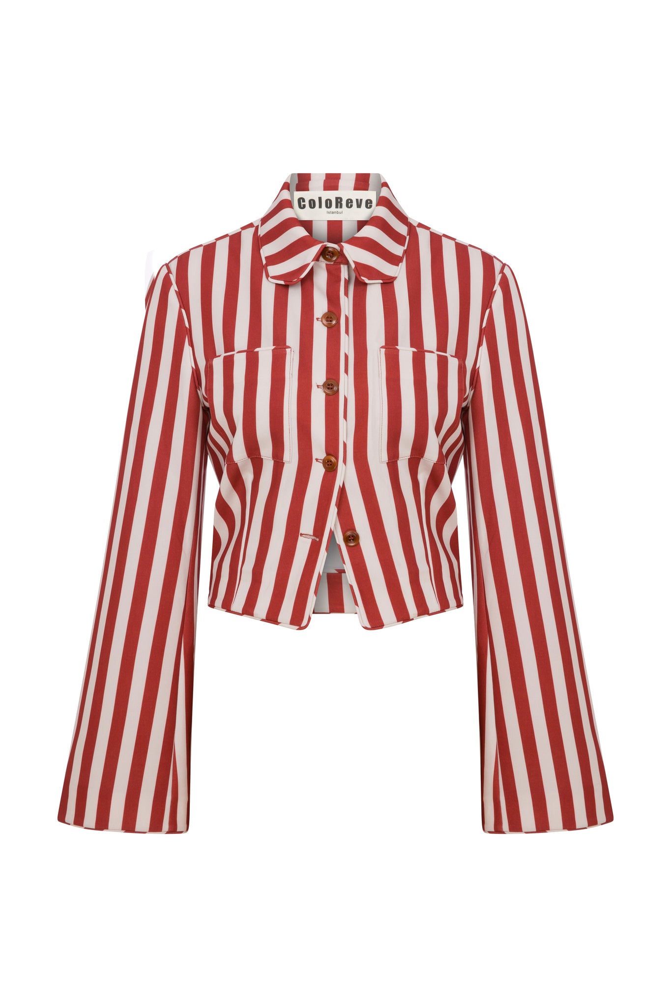 Striped Shirt Blazer