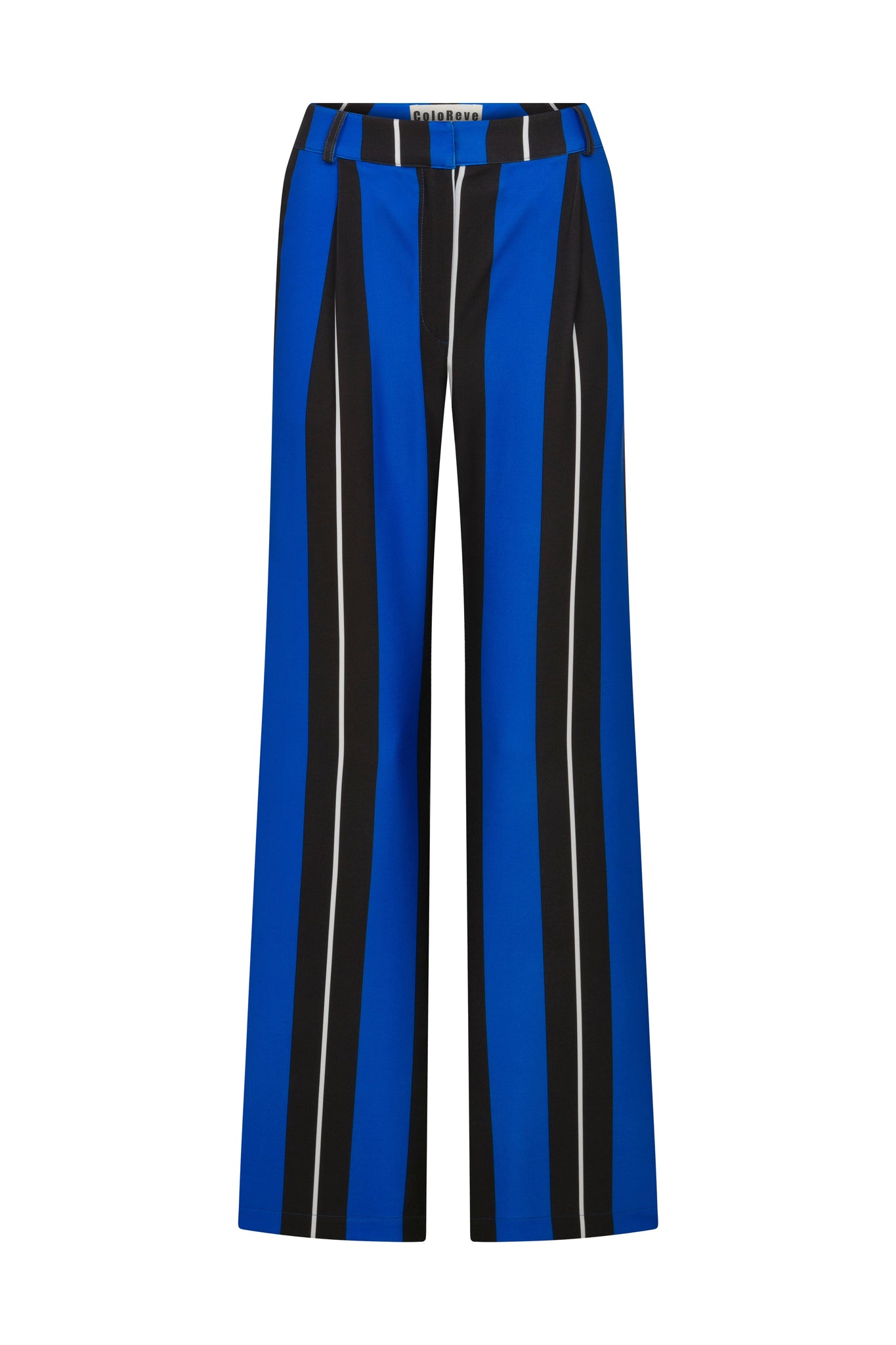 Navy Striped Pants