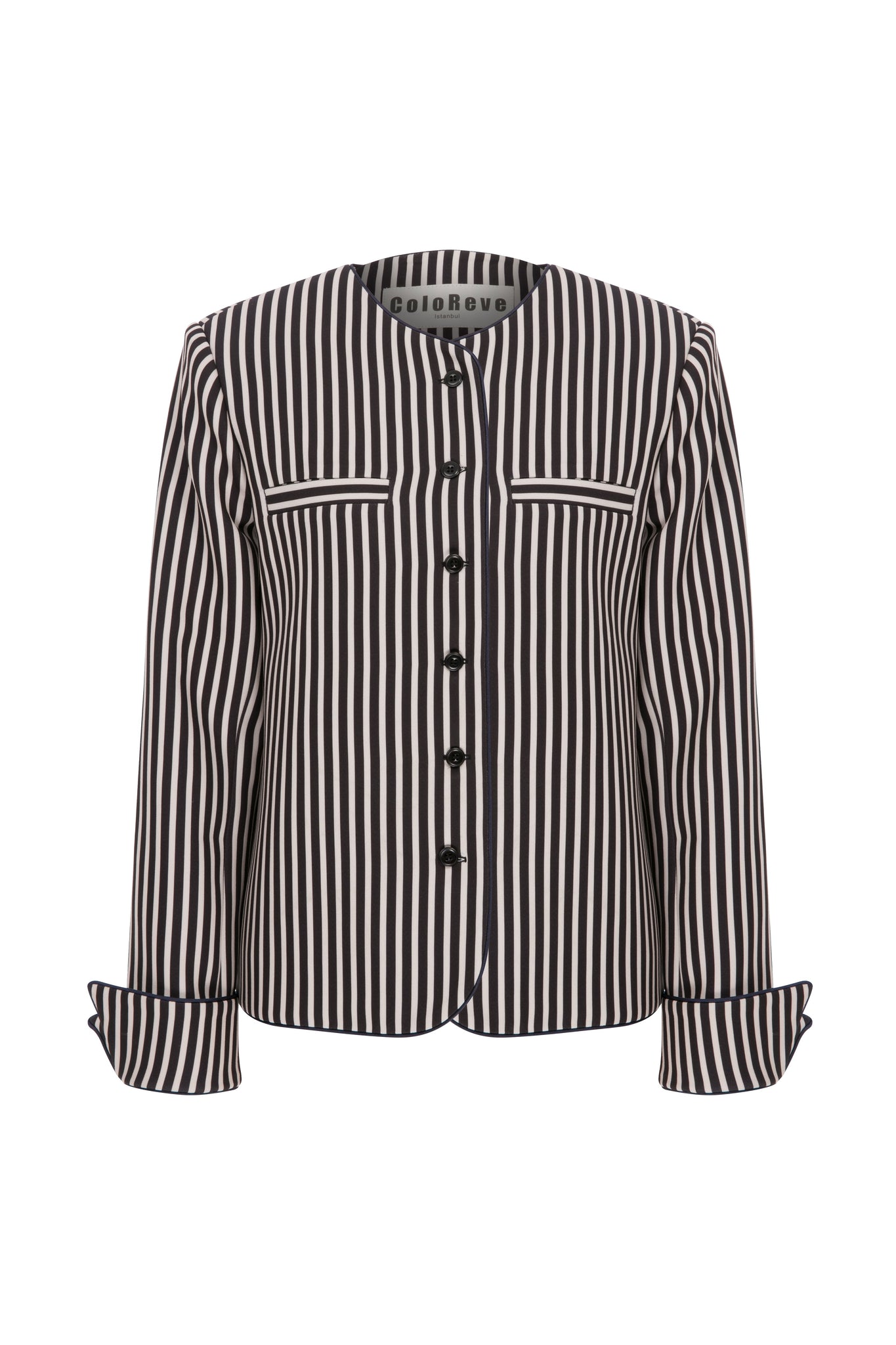 Striped Mini Blazer