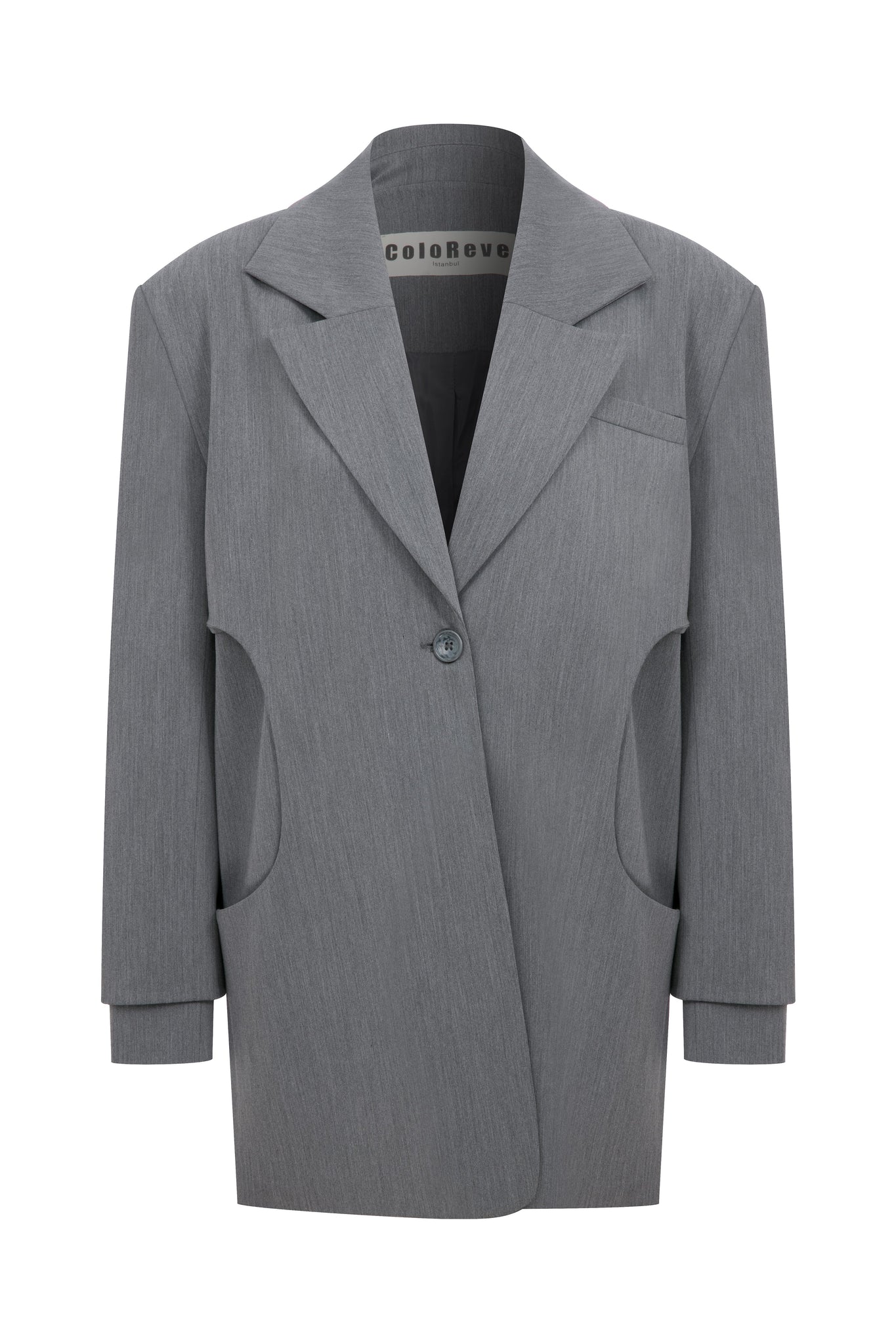 Grey Hole Blazer