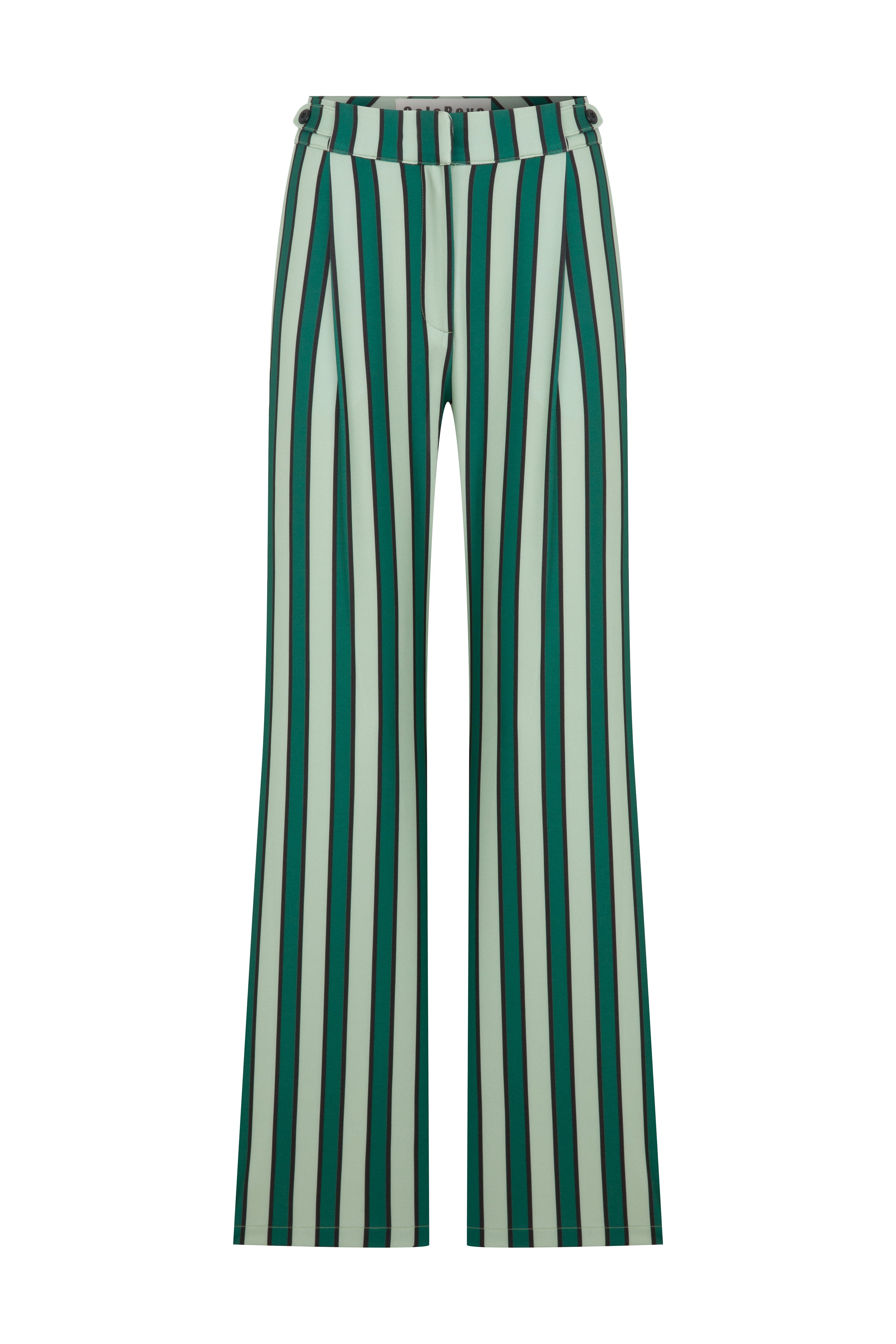 Green Striped Pants