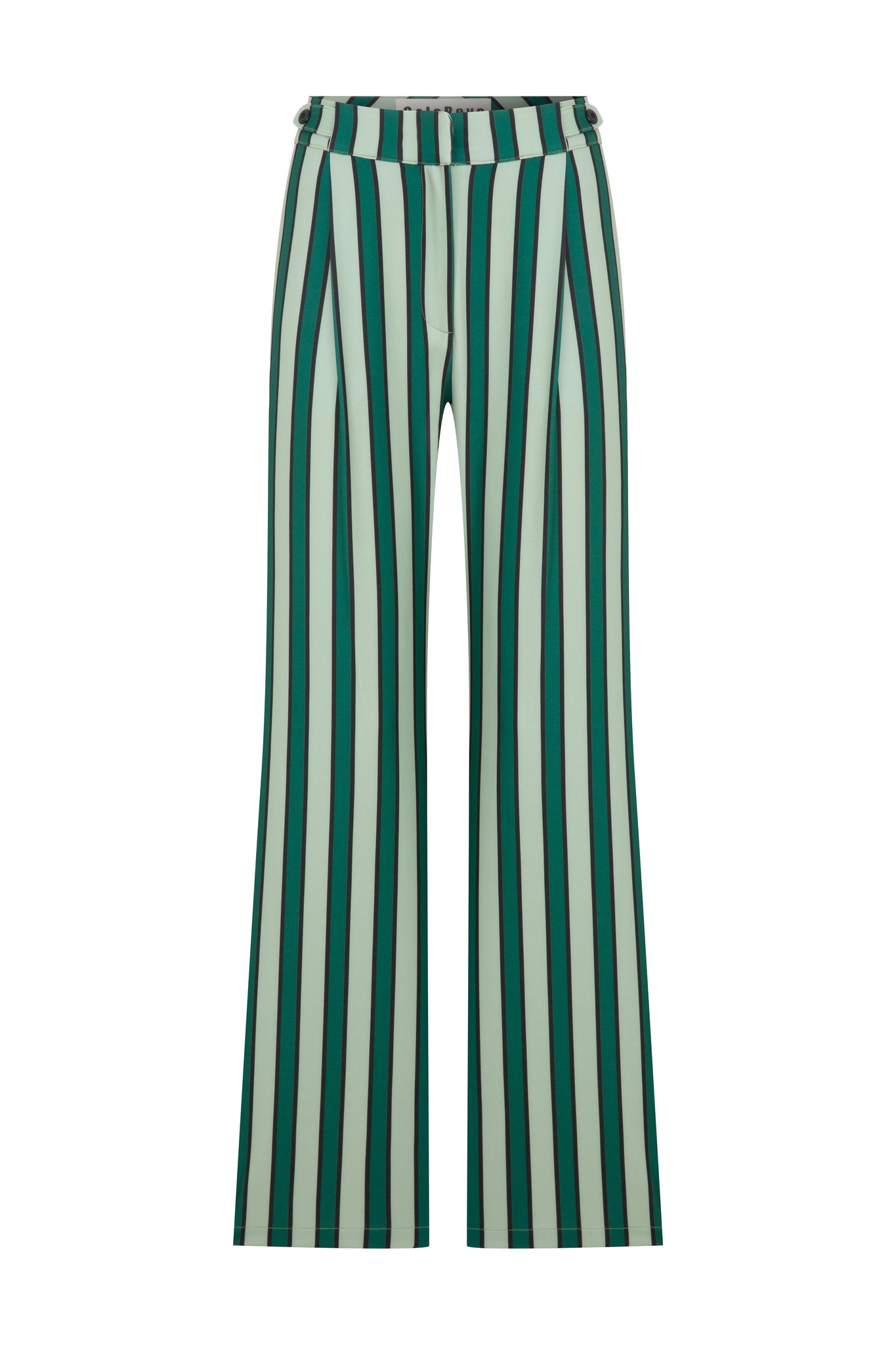 Green Striped Pants