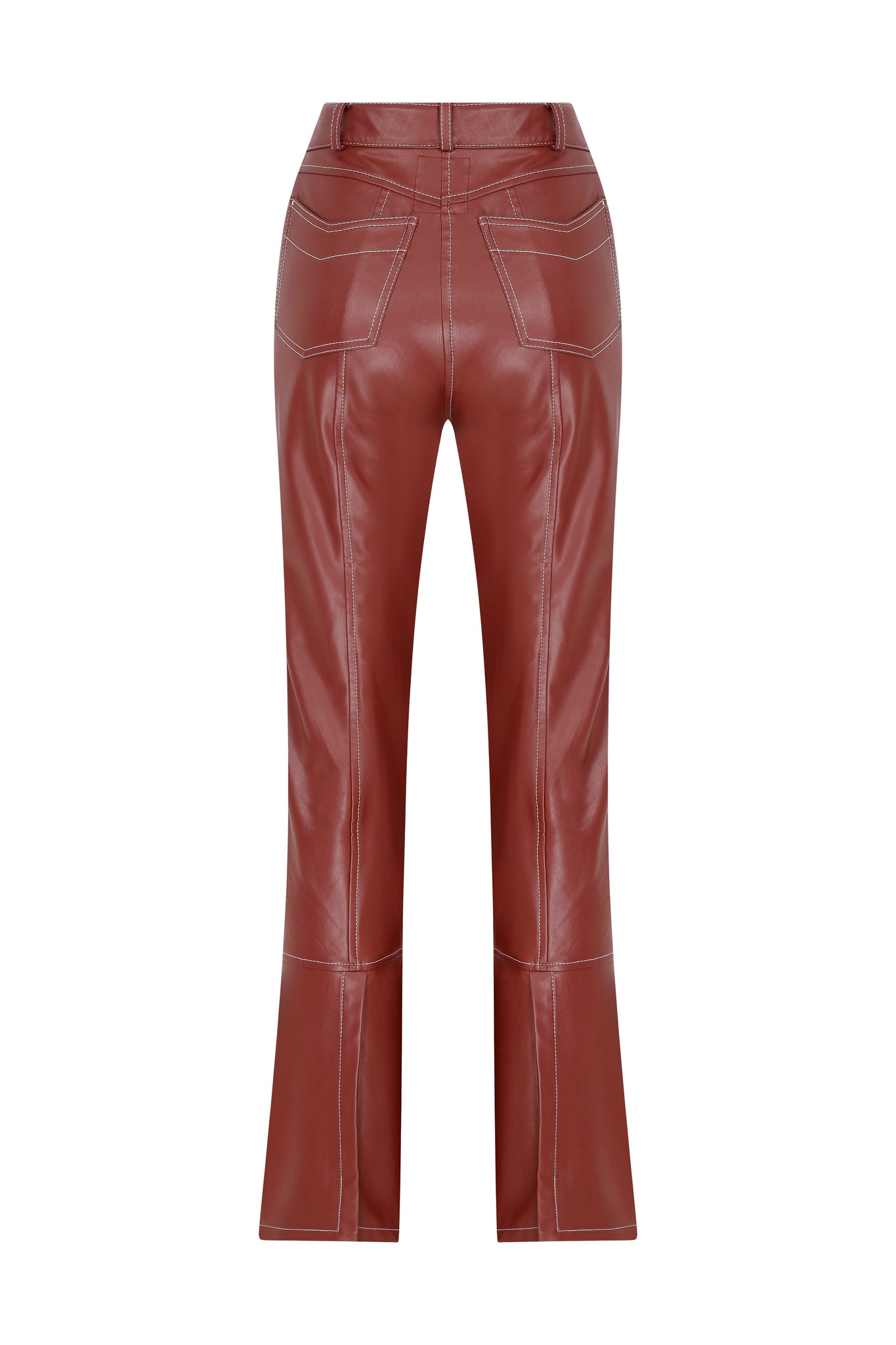 Leather Flare Pants